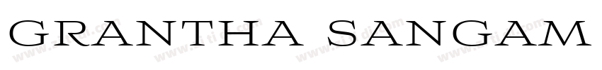 grantha sangam MN re字体转换